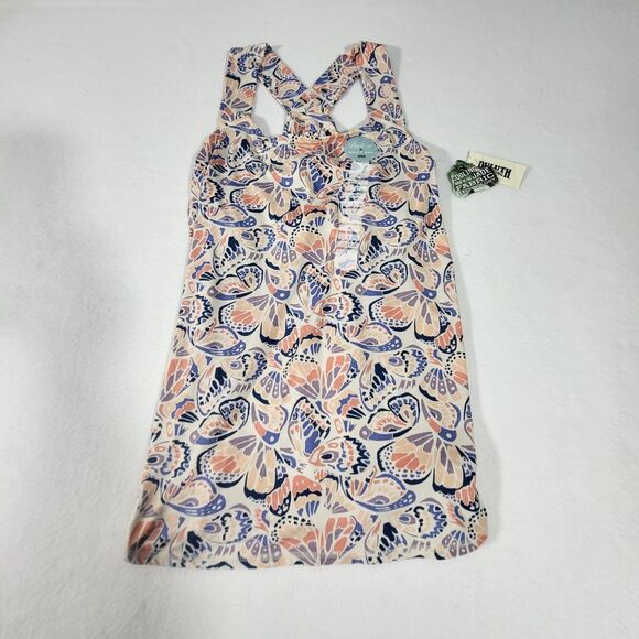 Duluth Trading Armachillo Sleep Tank Top L Womens Butterfly Sleeveless Stretch - Picture 1 of 5